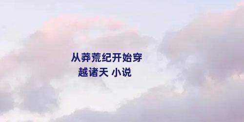 从莽荒纪开始穿越诸天 小说